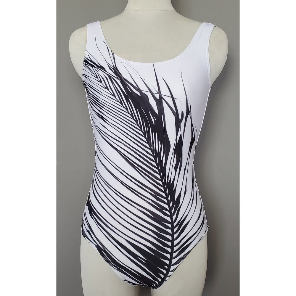 Coconut Tree Branch One Piece Swimsuit